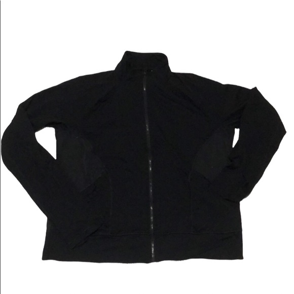 Victoria Sport by Victoria’s Secret Solid Black Jacket Womens Size L - Picture 1 of 9